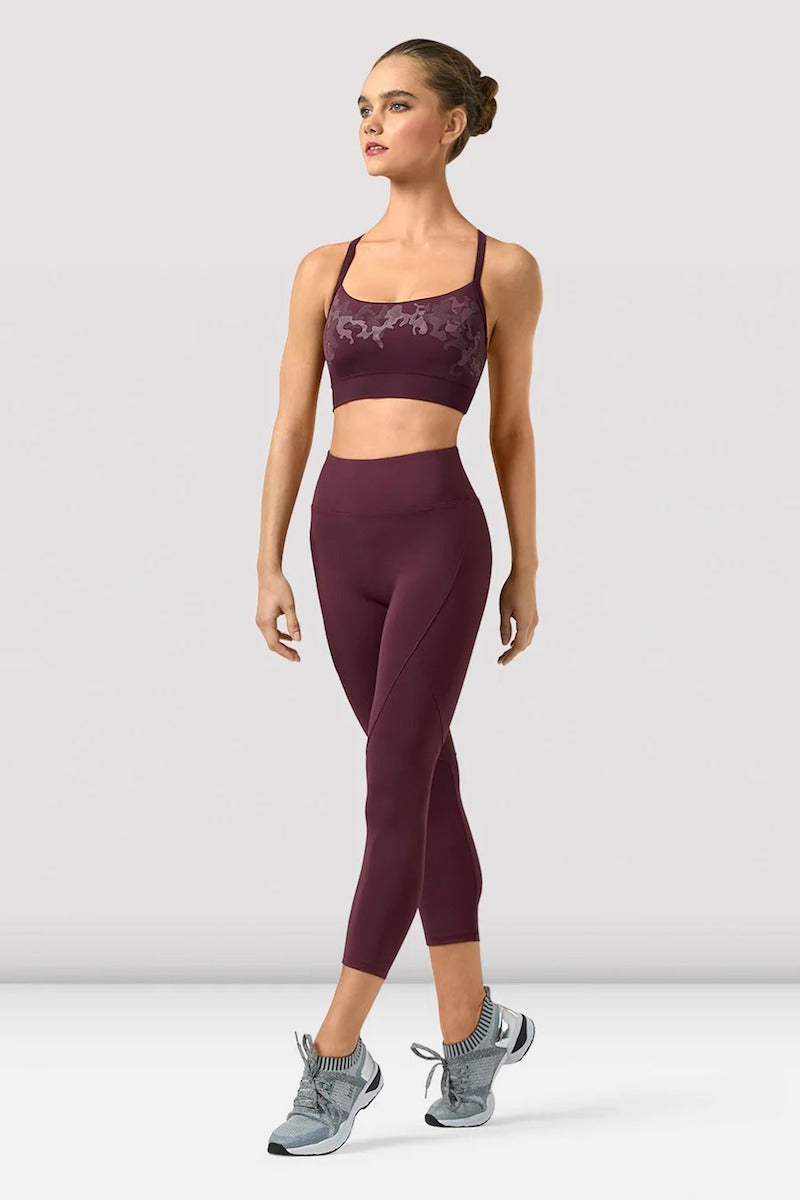 Ladies shop burgundy leggings