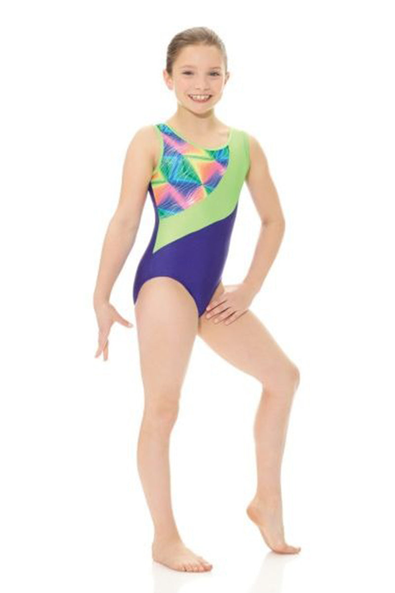 Mondor Printed Children's Gymnastics Leotard - MD27886