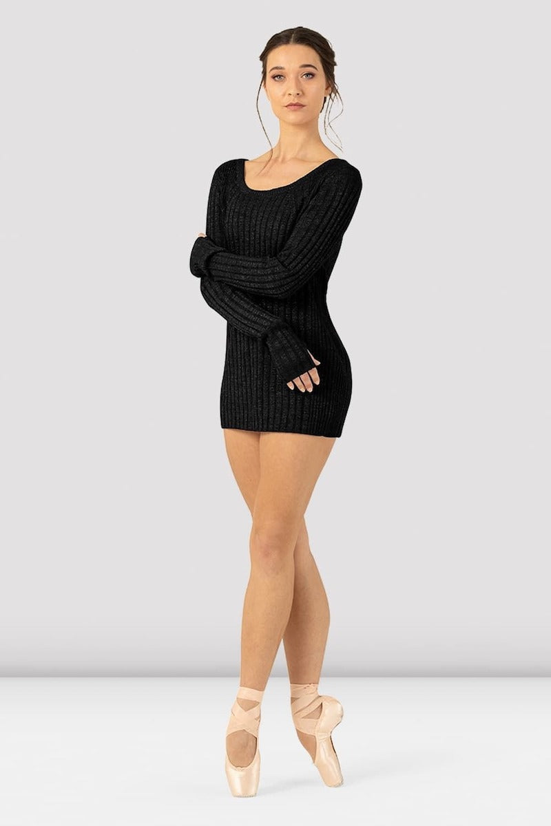 Bloch Ladies Amore Twist Back Sweater - Z1069