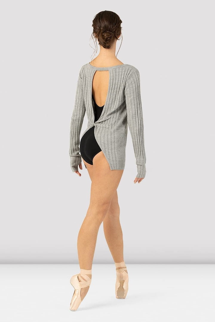 Bloch Ladies Amore Twist Back Sweater - Z1069