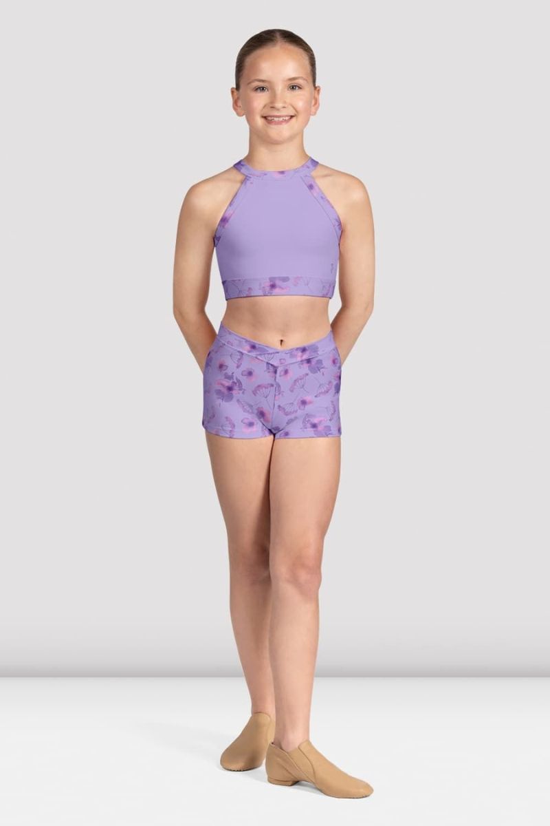 Bloch Aella Petal High Neck Crop Top - CP5265