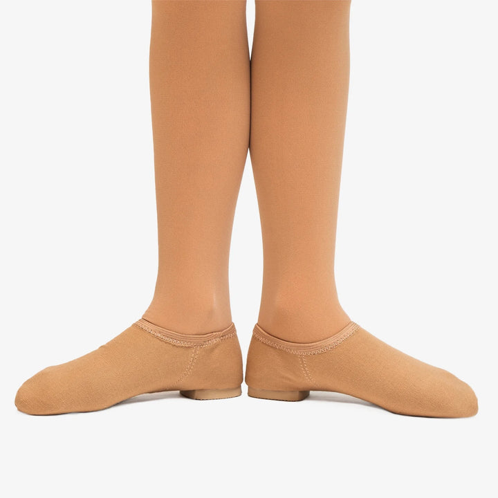 SoDanca Adult Stretch Canvas Jazz Shoe - JZ75L Sand | Mocha | Suntan