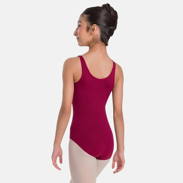 SoDanca Girls Leotard - SL07 Burgundy, Navy and Red