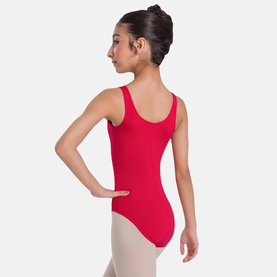 SoDanca Girls Leotard - SL07 Burgundy, Navy and Red