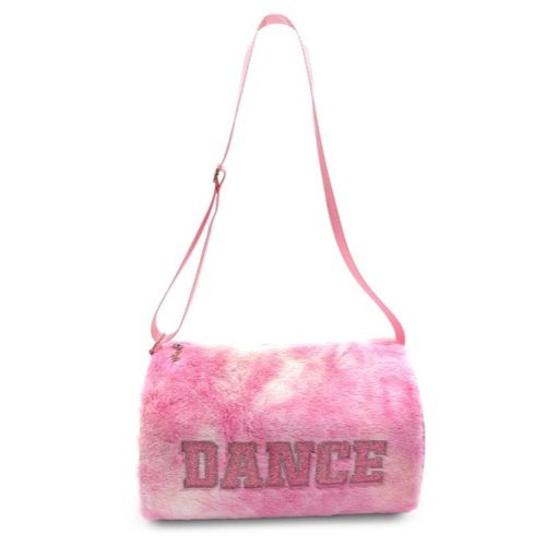 Capezio Faux Fur Pink Duffle Bag - B286