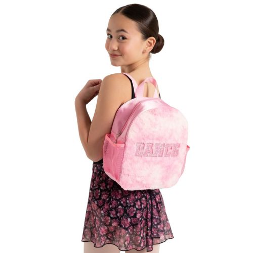 Capezio Faux Fur Pink Backpack - B287