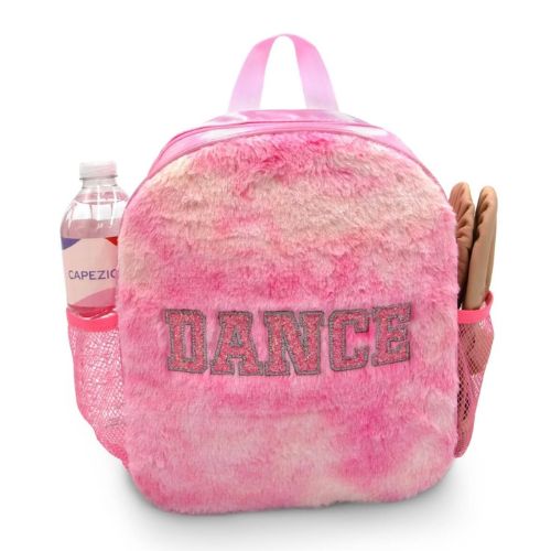 Capezio Faux Fur Pink Backpack - B287