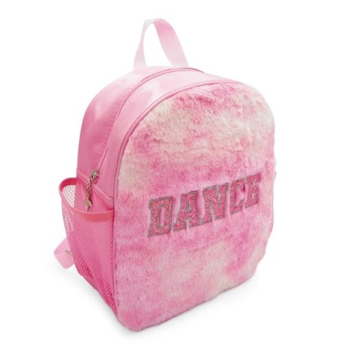 Capezio Faux Fur Pink Backpack - B287