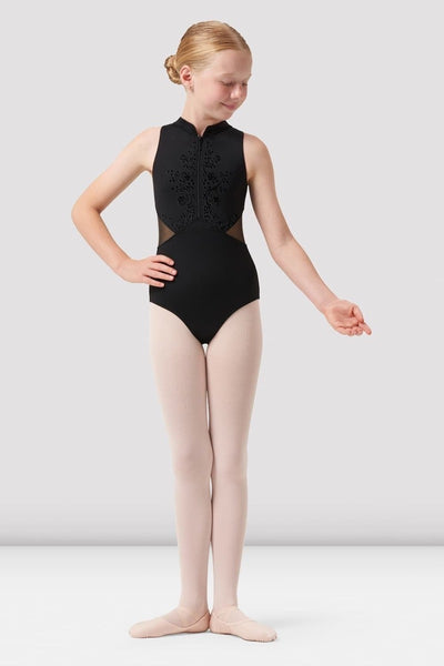 Bloch Girls Nyla Zip Front Leotard - CL0525