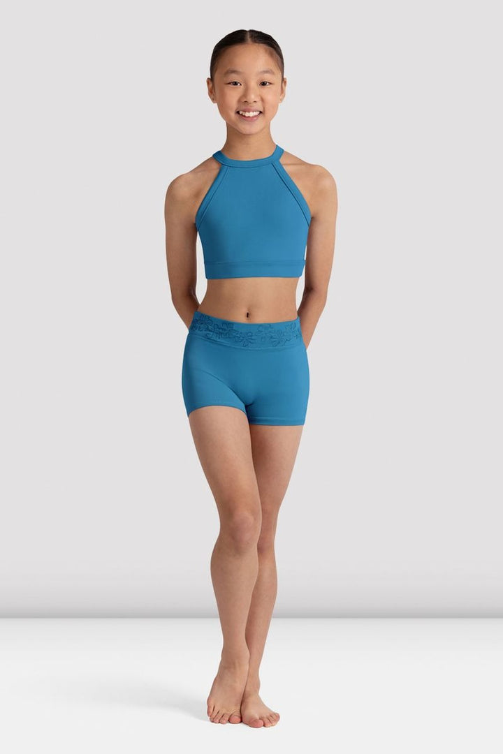 Bloch Girls Bella Floral High Waist Short - CR90003