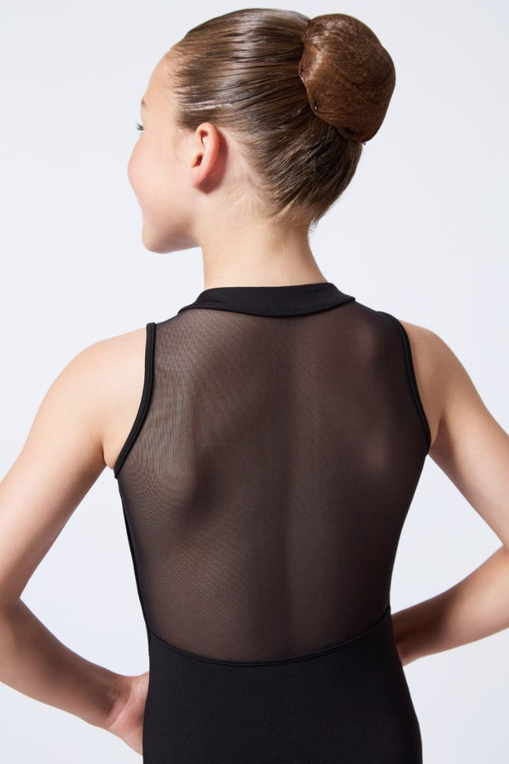 Mirella Girls Zip Tank Leotard - M491C