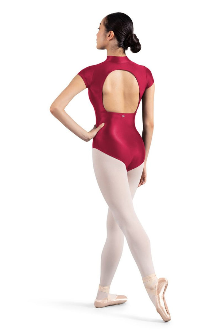 Mirella Women's Glow Open Back Leotard - M5106LM