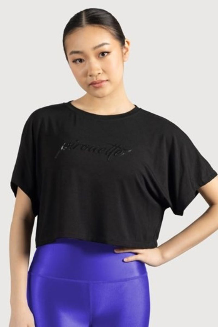 Mirella Cropped Pirouette T-Shirt - M5107L