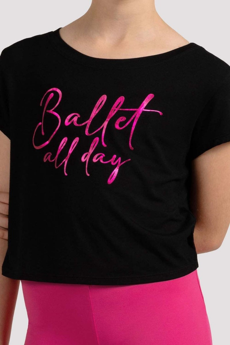 Mirella Girls Miami Ballet Print T-Shirt - M745C