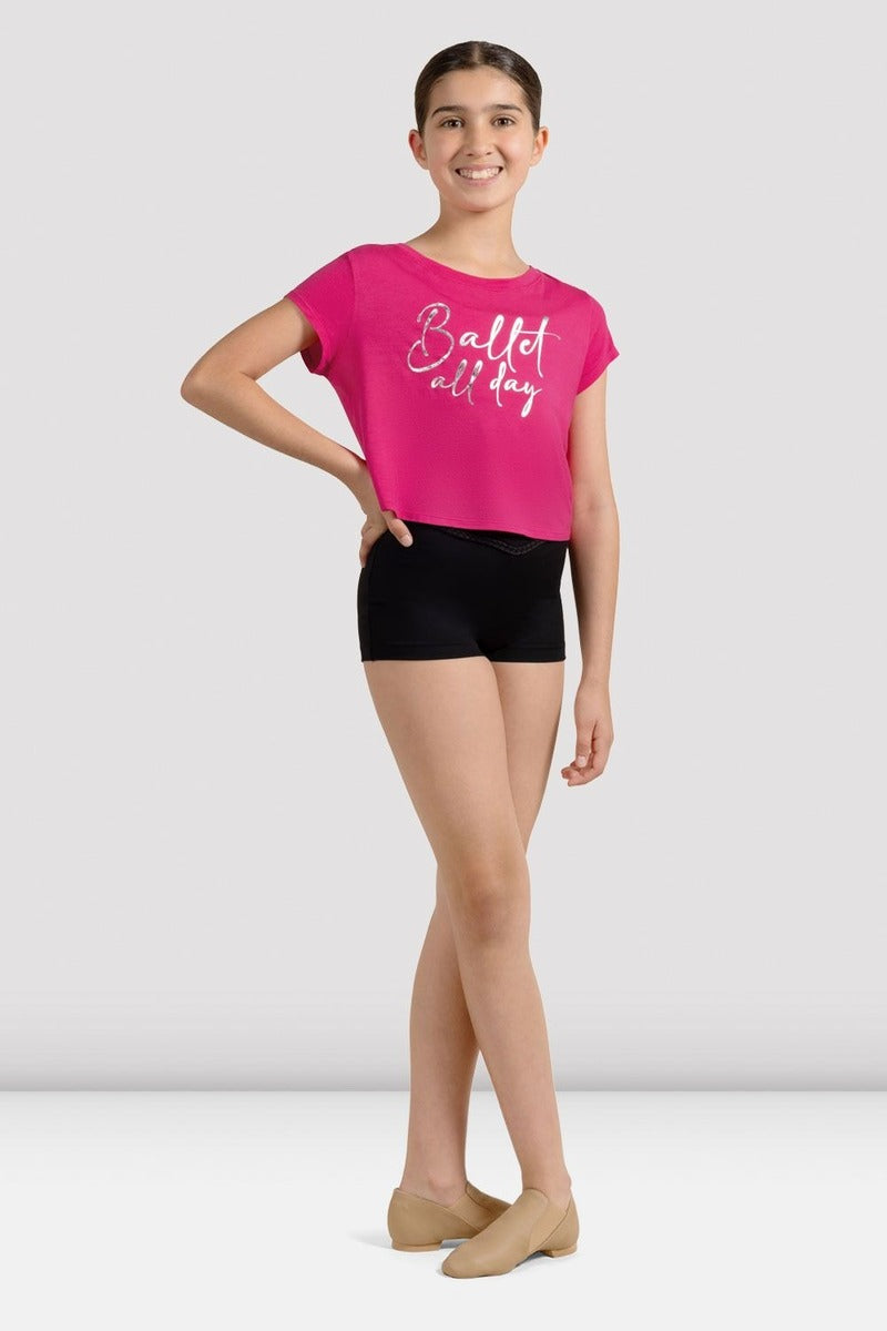 Mirella Girls Miami Ballet Print T-Shirt - M745C