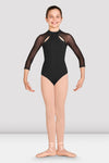 Bloch Kaylee Mesh Long Sleeve Girls Leotard - CL5526