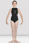 Bloch Adrika High Neckline Zip Back Tank Girls Leotard - CL4930