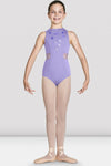 Bloch Adrika High Neckline Zip Back Tank Girls Leotard - CL4930