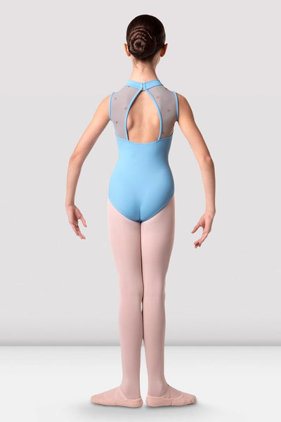 Bloch Girls Lillie High Neck Open Back Leotard - CL3155