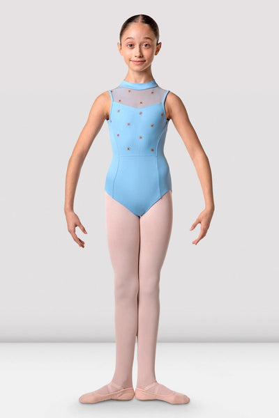 Bloch Girls Lillie High Neck Open Back Leotard - CL3155