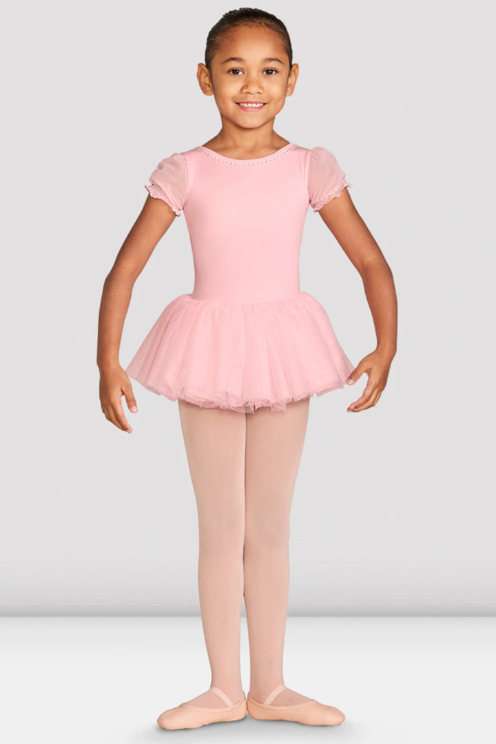 Bloch Amelia Frill Cross Back Girls Tutu Dress - CL5542