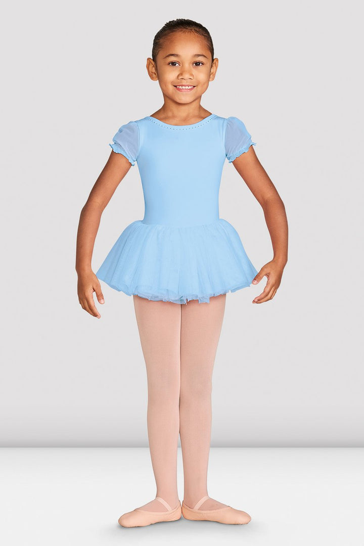 Bloch Amelia Frill Cross Back Girls Tutu Dress - CL5542