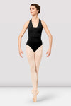 Bloch Ladies Adriene Animal Print Mesh Cross Back Leotard - L2365