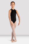 Bloch Girls Maddinson Velvet Zipper Front Leotard - CL1035