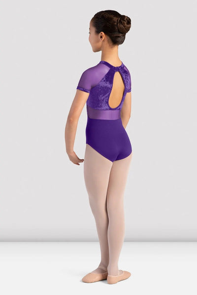 Bloch Girls Sasha Velvet Mock Neck Leotard - CL4152