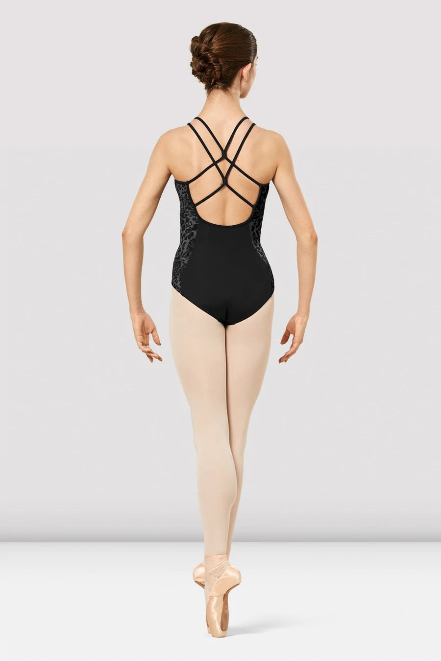 Bloch Ladies Kiara Animal Print Mesh Double Strap Leotard - L6527
