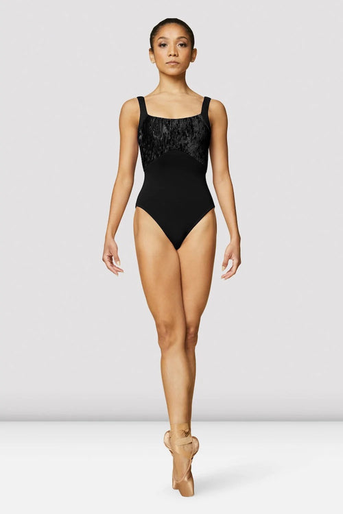 Bloch Ladies Akira Velvet Wide Strap Leotard - L1015