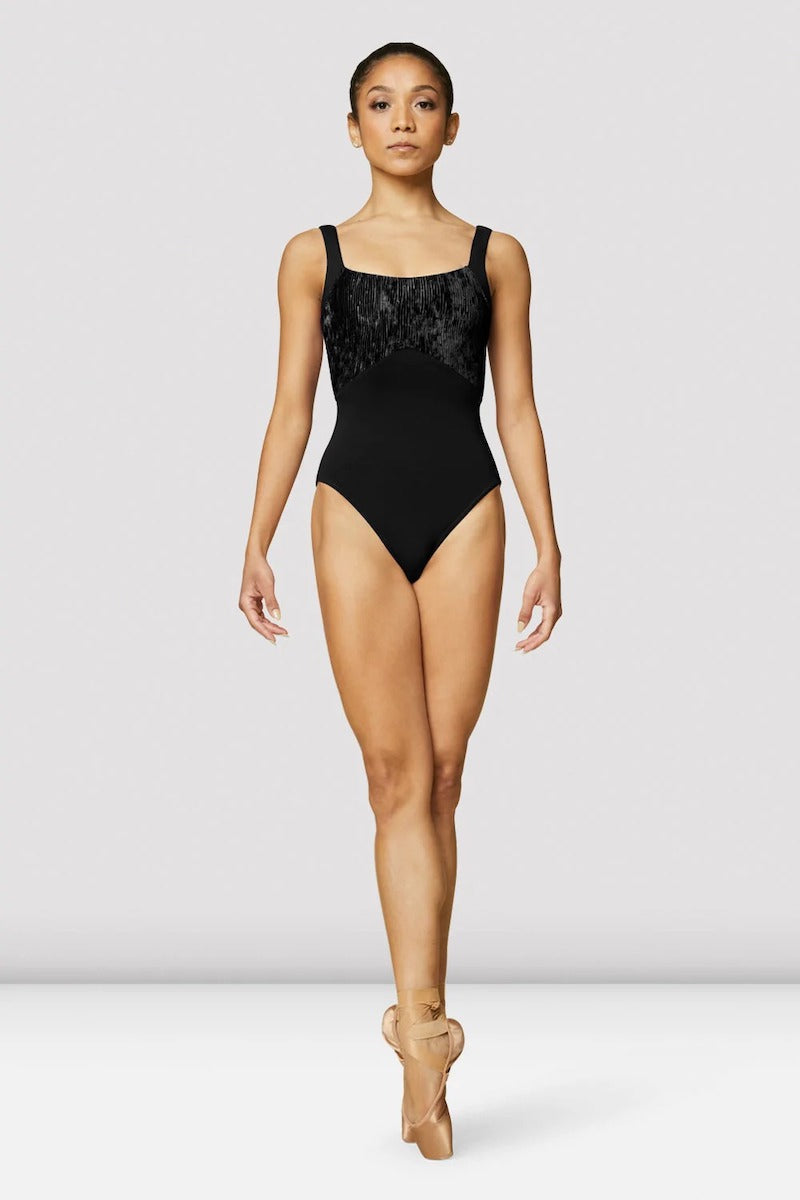 Bloch  Tween Akira Velvet Wide Strap Leotard - TWL1015