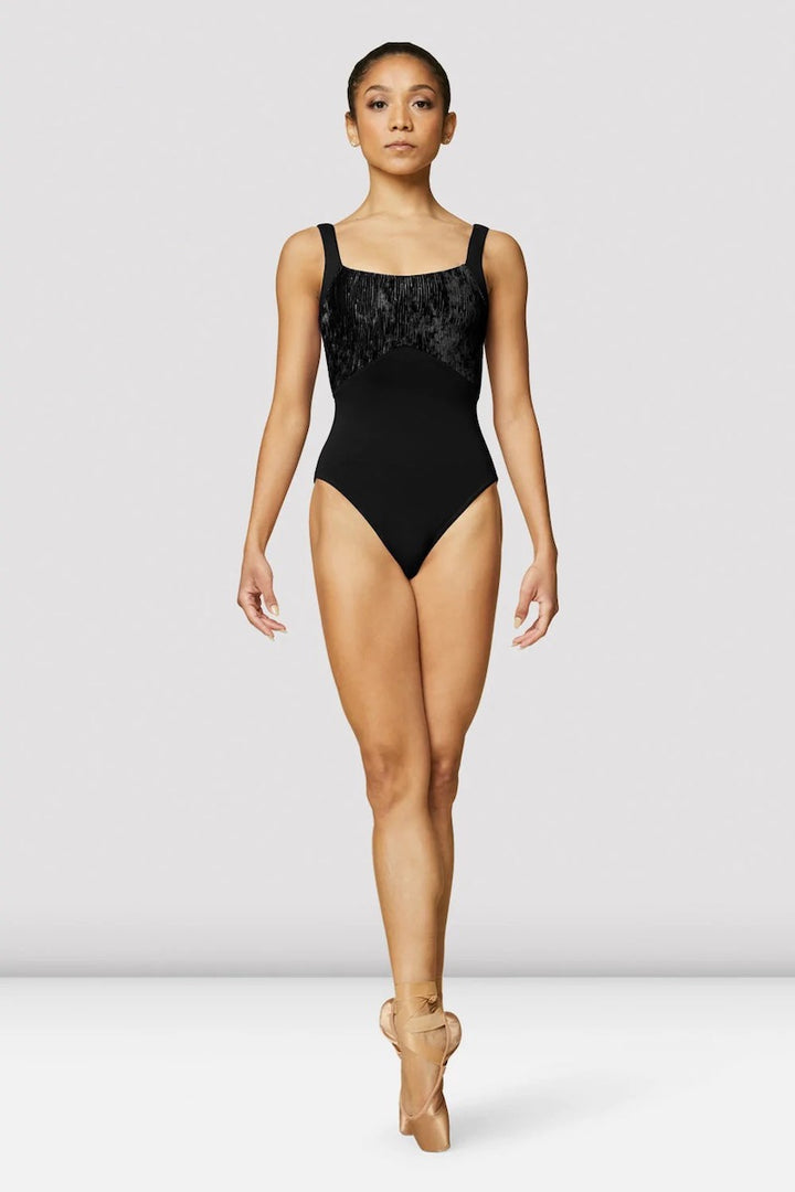 Bloch  Tween Akira Velvet Wide Strap Leotard - TWL1015