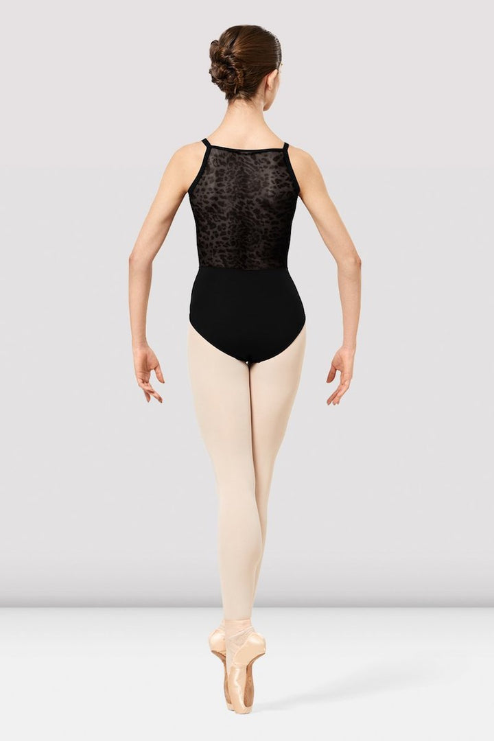 Bloch Ladies Maiko Animal Print Mesh Camisole Leotard - L2397