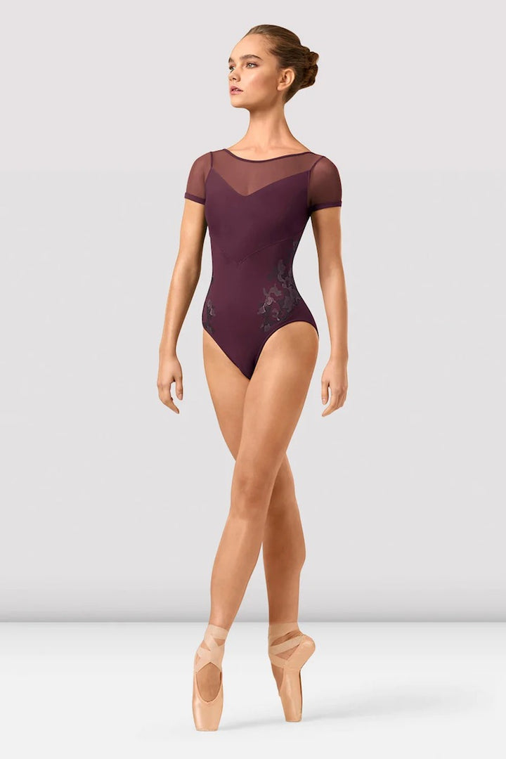 Bloch Ladies Adalia Mirage Print Boat Neck Leotard - L4312