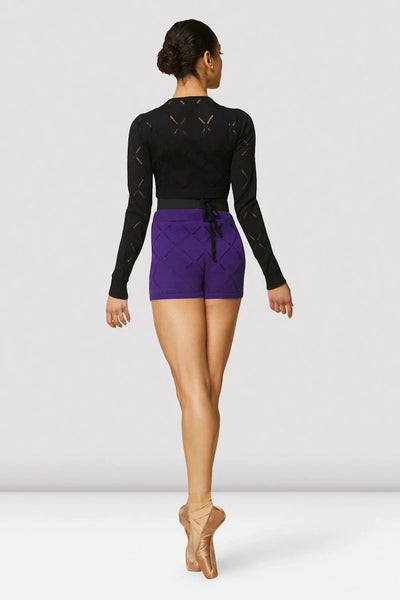 Bloch Ladies Amara Knit Cropped Wrap Sweater - Z3129