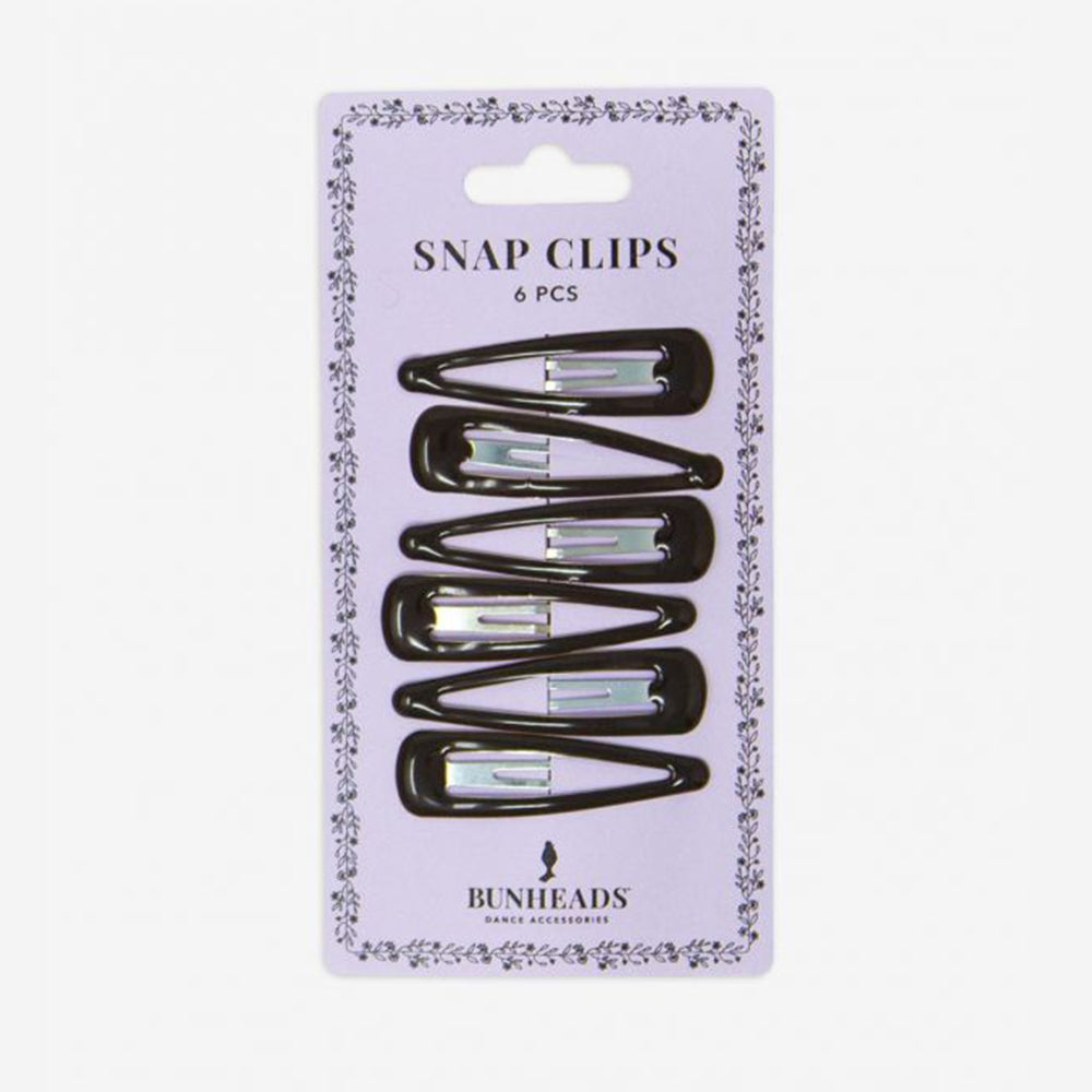 Capzio Snap Clips Black - BH1512