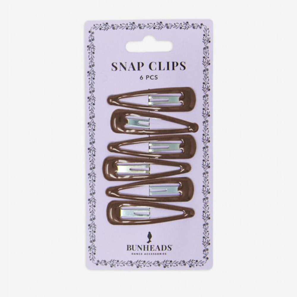 Capzio Snap Clips Dark Brown - BH1514