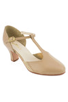 SoDanca Adult 2.5" Heel Leather Sole T-strap Character Shoes - CH56