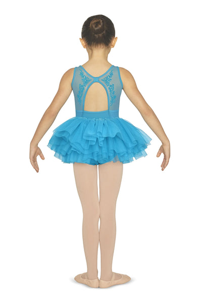 Bloch Flock Bow Back Girls Tutu Ballet Dress - CL5555