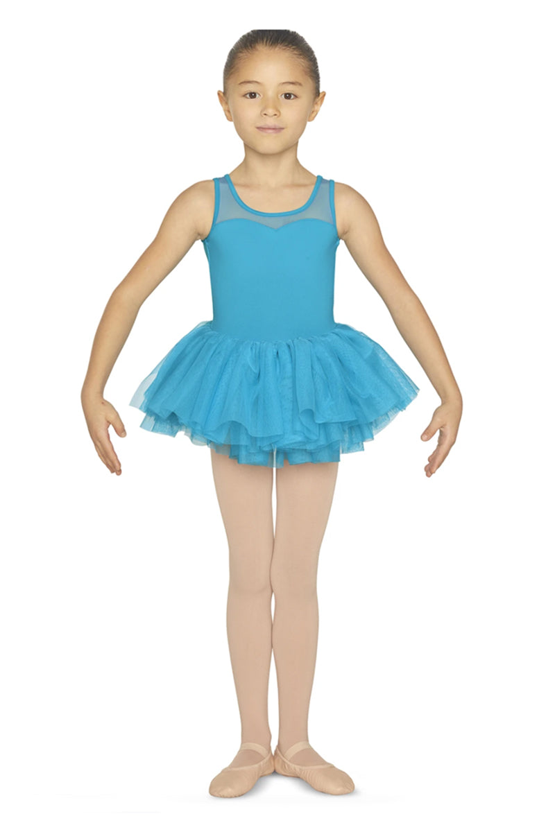 Bloch Flock Bow Back Girls Tutu Ballet Dress - CL5555