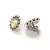 FH2 19mm AB Flower Stud Earrings (Pierced) - AZ0049-1