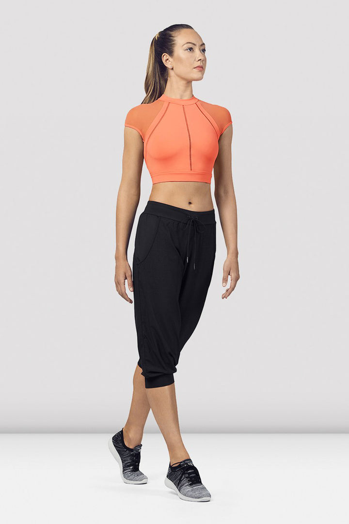 Bloch Ladies Branded Crop Pant - FP5204