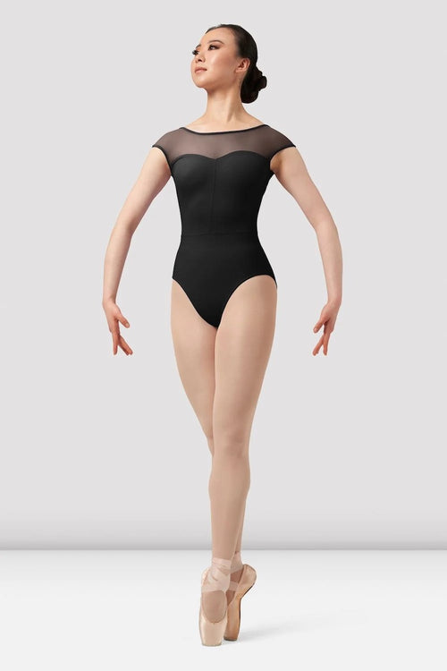 Mirella Ladies Chevron Boat Neck Leotard - M5100LM