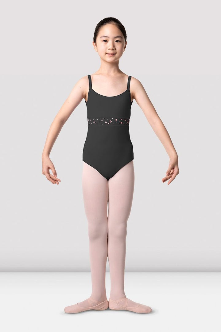 Mirella Flower Burst Camisole Leotard - M1234C