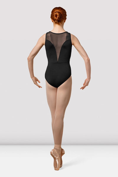 Mirella Ladies Splice Boat Neck Tank Leotard - M3092LM