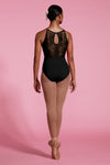 Mirella Ladies Mesh Panelled Halter Leotard - M2179LM