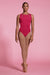 Mirella Ladies Spliced Mesh Open Back Leotard - M3100LM