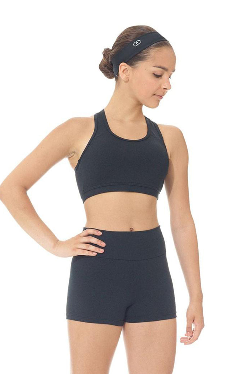 Mondor Mesh Racer Back Girls Crop Top - MD3593