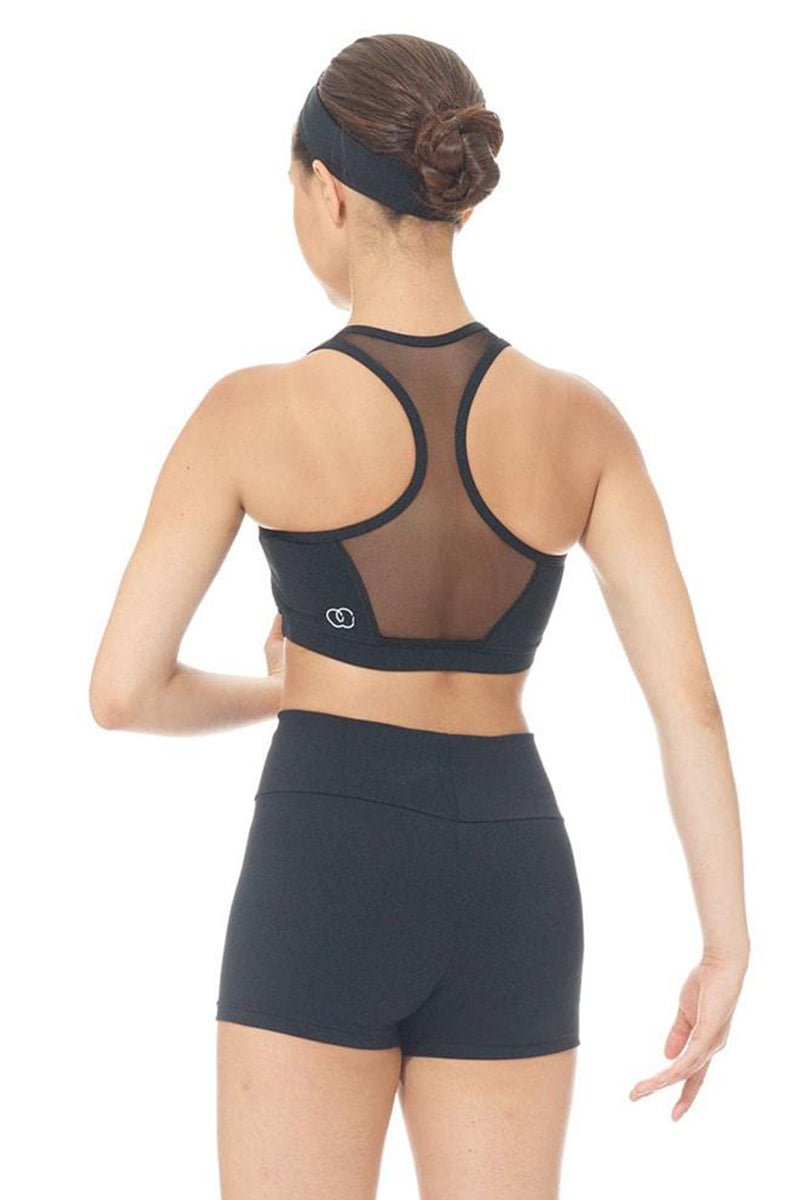 Mondor Mesh Racer Back Girls Crop Top - MD3593